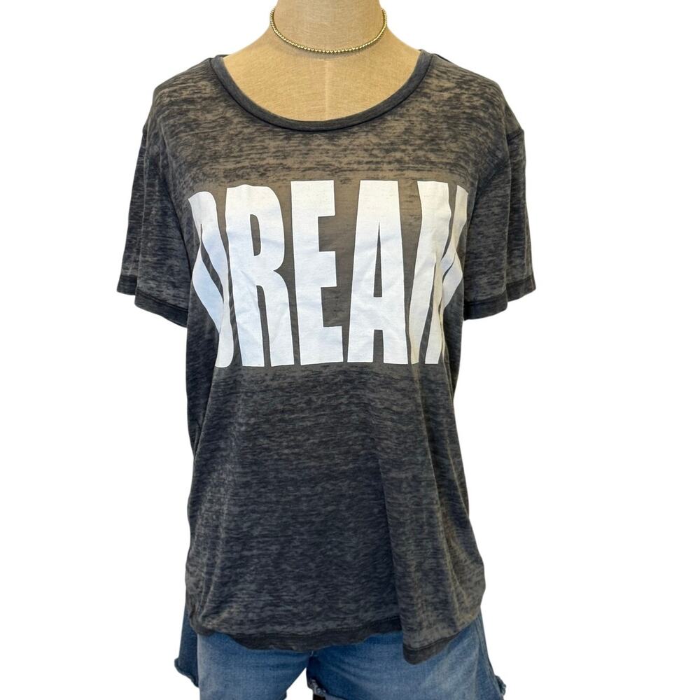 CHASER Sheer "DREAM" Tee T-Shirt Women S